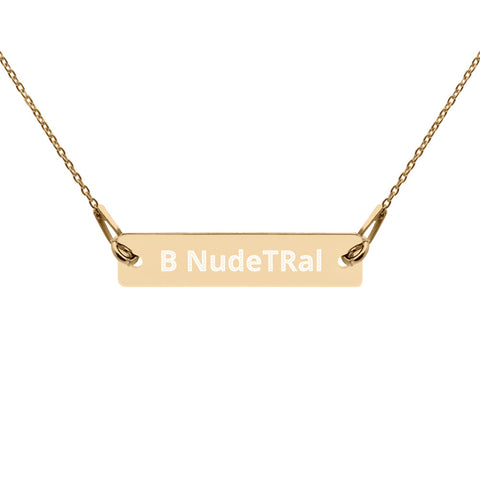 B NudeTRal Bar Necklace