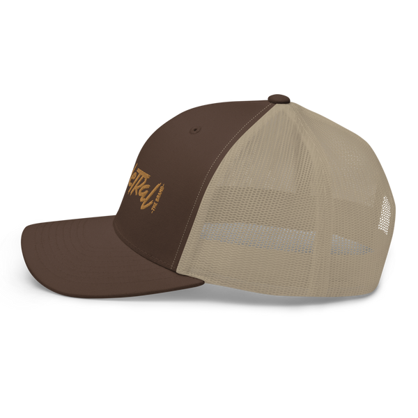 B NudeTRal "Neutral Writing Trucker" Hat