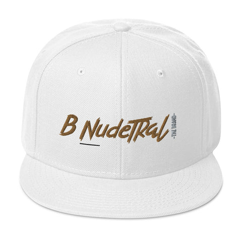 B NudeTRal "NO CAP" Fitted Hat